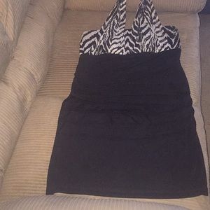 Halter cocktail dress